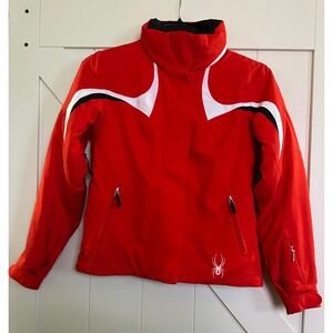 Spyder Red Ski /Snow Jacket Ladies Size‎ 8 NWOT Waterproof Insulated Winter Coat